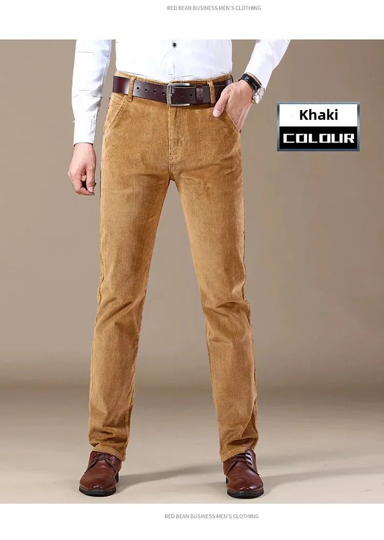 Corduroy Long Pants For Men Casual Straight - Leg Design Spring Summer Season High Sales Product Youthful Style - PratSN