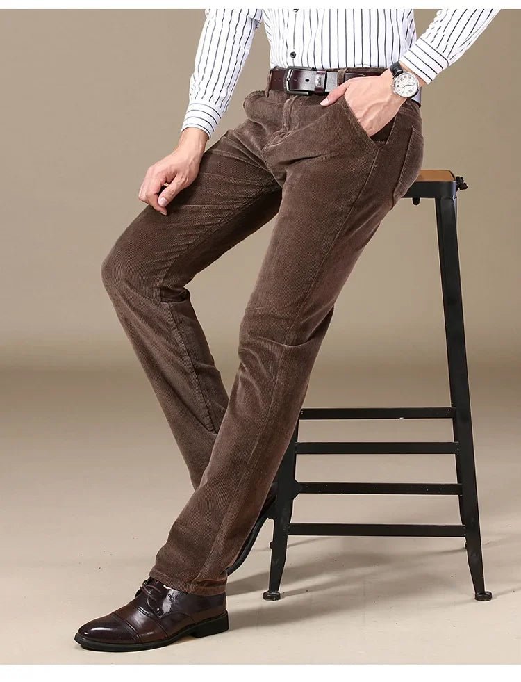 Corduroy Long Pants For Men Casual Straight - Leg Design Spring Summer Season High Sales Product Youthful Style - PratSN