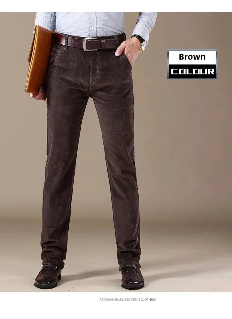 Corduroy Long Pants For Men Casual Straight - Leg Design Spring Summer Season High Sales Product Youthful Style - PratSN