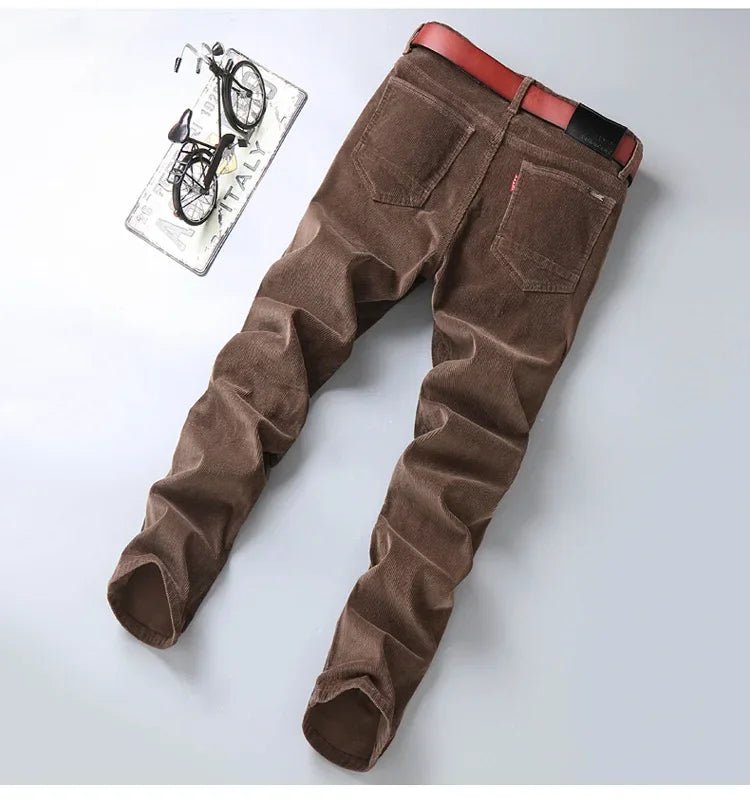 Corduroy Long Pants For Men Casual Straight - Leg Design Spring Summer Season High Sales Product Youthful Style - PratSN