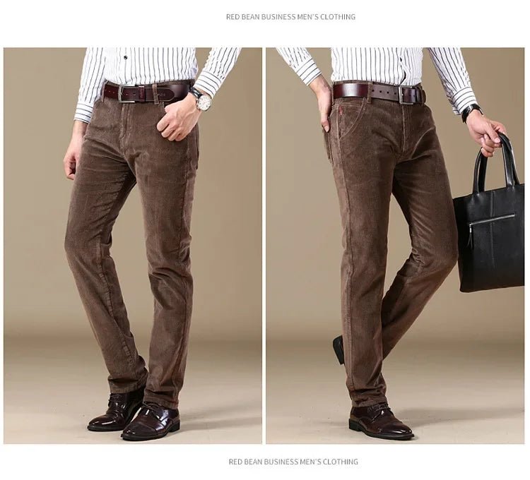 Corduroy Long Pants For Men Casual Straight - Leg Design Spring Summer Season High Sales Product Youthful Style - PratSN