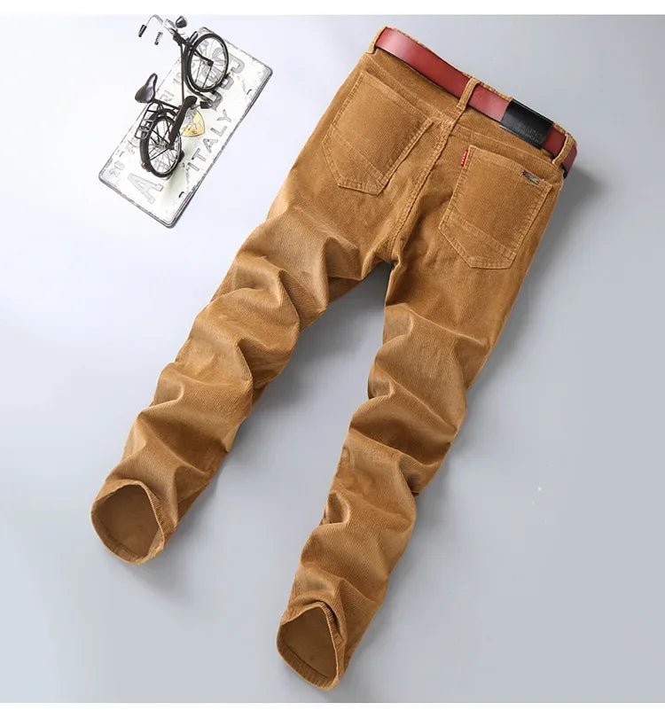 Corduroy Long Pants For Men Casual Straight - Leg Design Spring Summer Season High Sales Product Youthful Style - PratSN