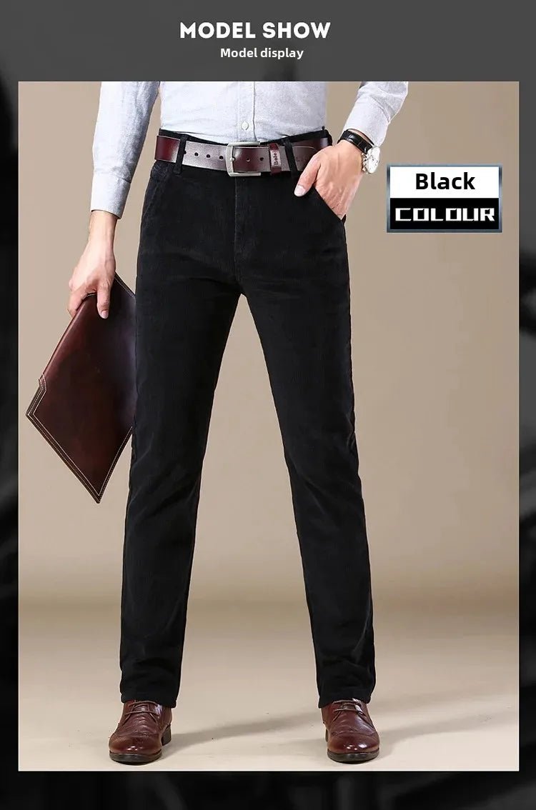 Corduroy Long Pants For Men Casual Straight - Leg Design Spring Summer Season High Sales Product Youthful Style - PratSN