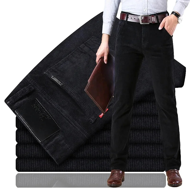 Corduroy Long Pants For Men Casual Straight - Leg Design Spring Summer Season High Sales Product Youthful Style - PratSN