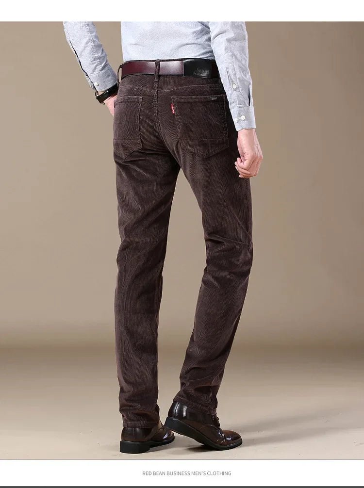 Corduroy Long Pants For Men Casual Straight - Leg Design Spring Summer Season High Sales Product Youthful Style - PratSN