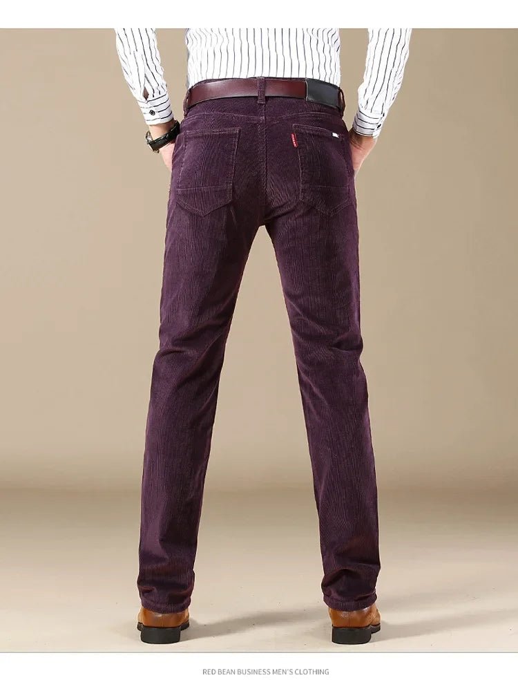 Corduroy Long Pants For Men Casual Straight - Leg Design Spring Summer Season High Sales Product Youthful Style - PratSN