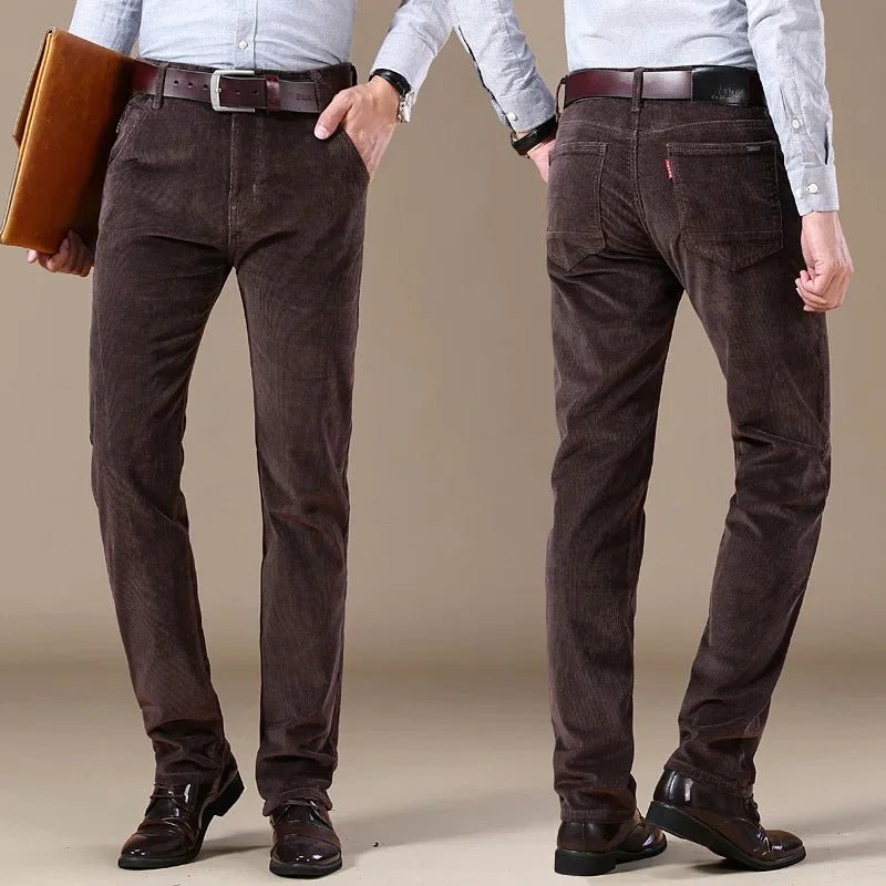 Corduroy Long Pants For Men Casual Straight - Leg Design Spring Summer Season High Sales Product Youthful Style - PratSN