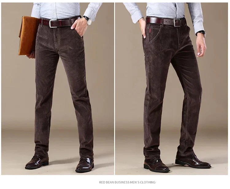 Corduroy Long Pants For Men Casual Straight - Leg Design Spring Summer Season High Sales Product Youthful Style - PratSN