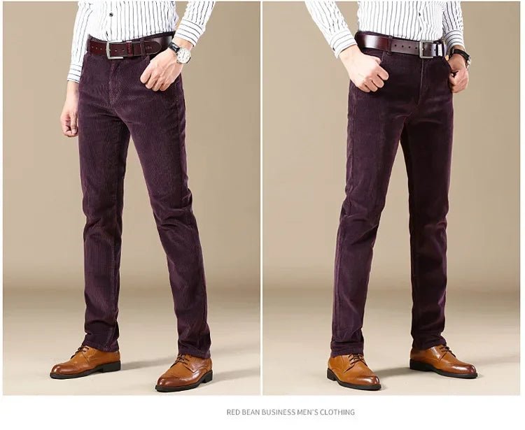 Corduroy Long Pants For Men Casual Straight - Leg Design Spring Summer Season High Sales Product Youthful Style - PratSN