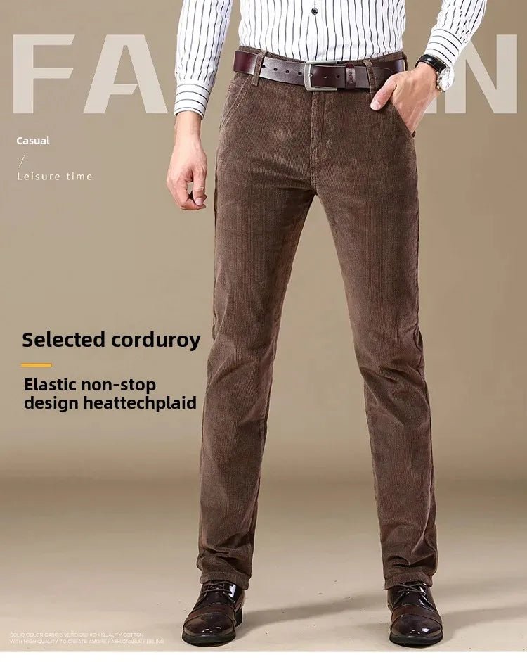 Corduroy Long Pants For Men Casual Straight - Leg Design Spring Summer Season High Sales Product Youthful Style - PratSN