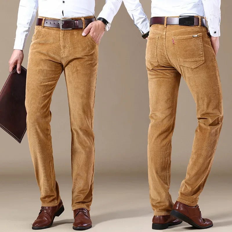 Corduroy Long Pants For Men Casual Straight - Leg Design Spring Summer Season High Sales Product Youthful Style - PratSN