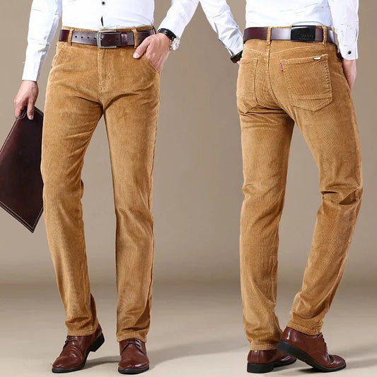 Corduroy Long Pants For Men Casual Straight - Leg Design Spring Summer Season High Sales Product Youthful Style - PratSN