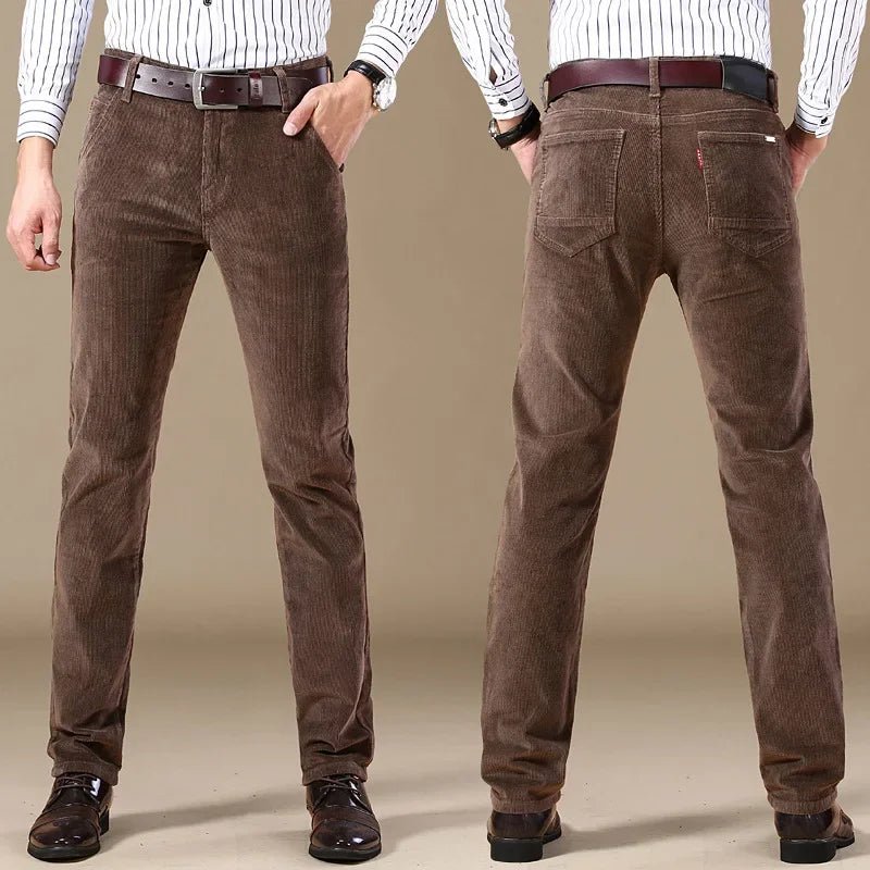 Corduroy Long Pants For Men Casual Straight - Leg Design Spring Summer Season High Sales Product Youthful Style - PratSN