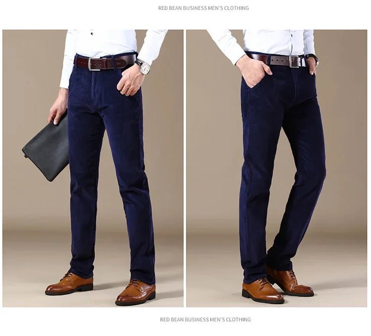 Corduroy Long Pants For Men Casual Straight - Leg Design Spring Summer Season High Sales Product Youthful Style - PratSN