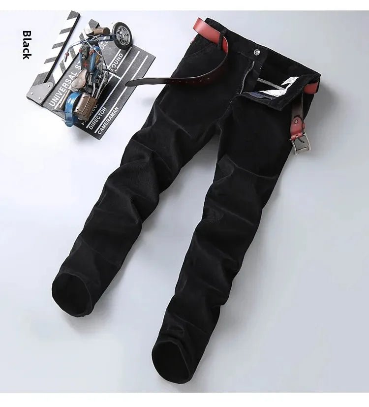 Corduroy Long Pants For Men Casual Straight - Leg Design Spring Summer Season High Sales Product Youthful Style - PratSN