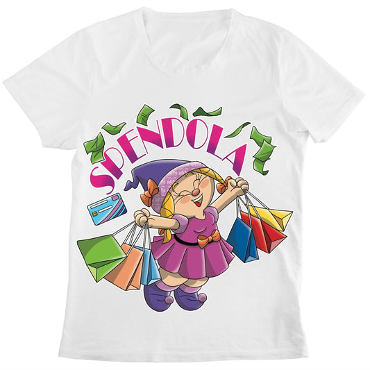 Cotton T-shirt Round Neck Short Sleeve Printing - PratSN