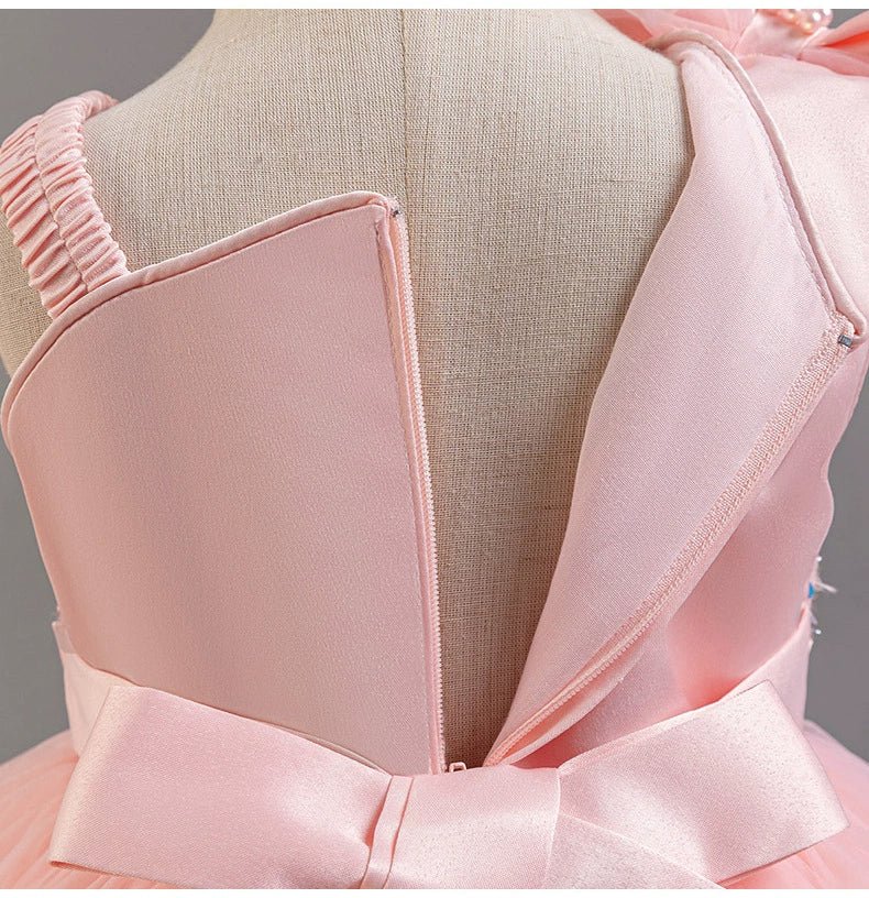 Cross - Border Kids Puffy Dress Women's Sequin Cake Princess Dress Mesh Baby Party Dress Summer - PratSN