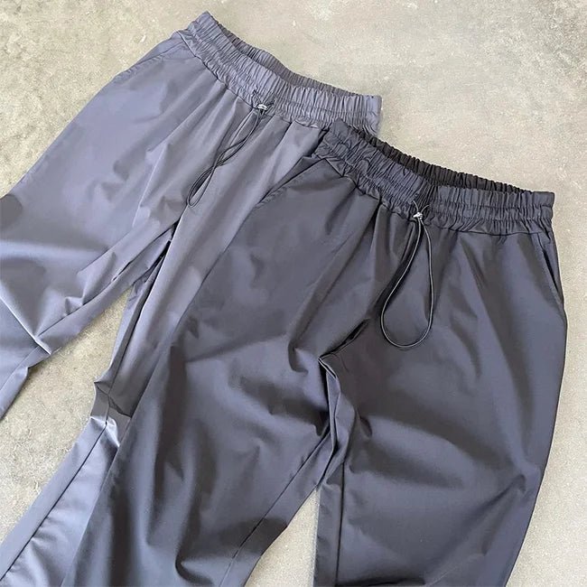 Custom Blank Straight Leg Sweatpants Men's Woven Nylon Track Pants Sport Jogging Pants Men With Pockets WL337062 HHJ - PratSN