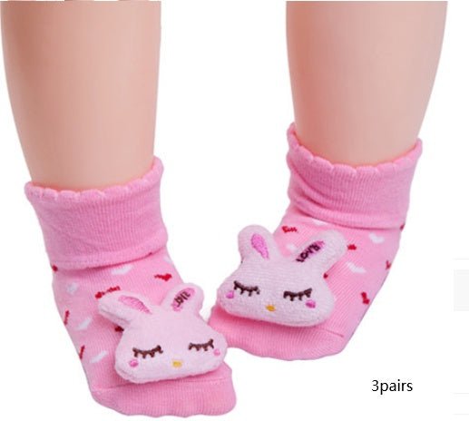 Cute Baby Animal Doll Baby Three - dimensional Socks - PratSN