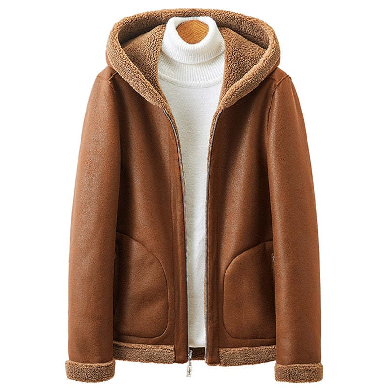 Men's Thickened Coat Double Sided Cashmere