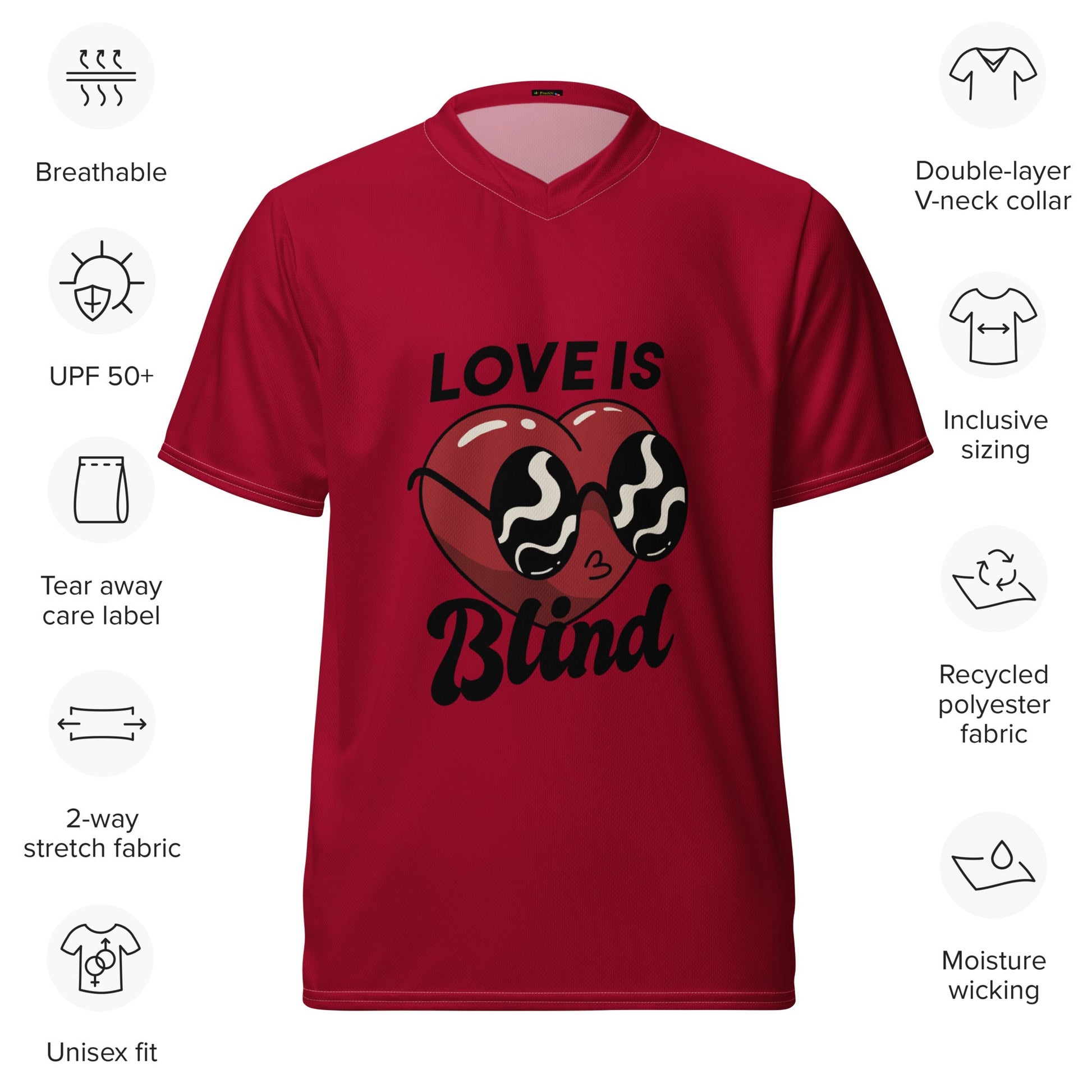 Distressed Athletic Wear - Retro Unisex Sports Jersey in Lightweight Fabric - PratSN