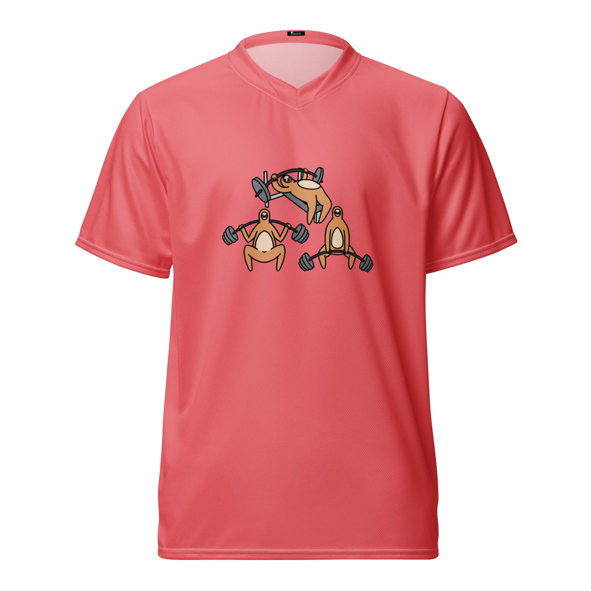 Distressed Athletic Wear - Retro Unisex Sports Jersey in Lightweight Fabric - PratSN