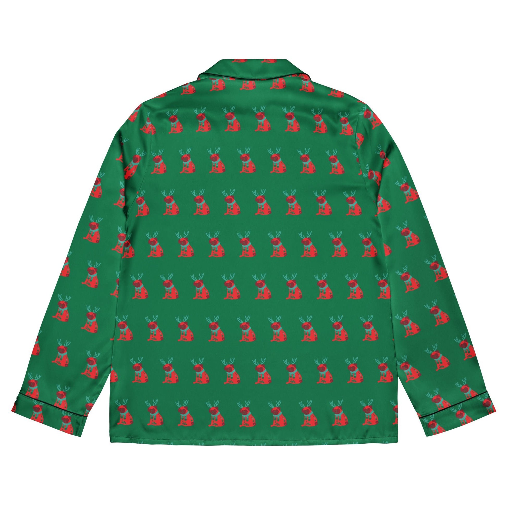 Dog pattern Women’s long sleeve pajama top - PratSN