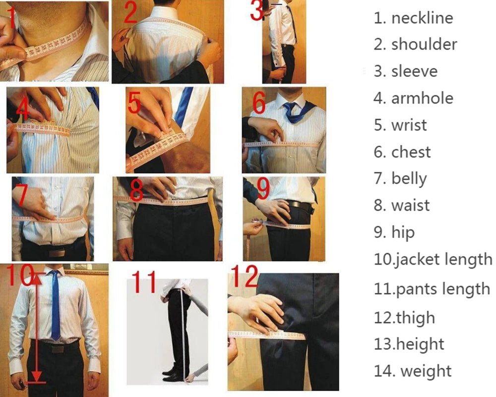 Double Breasted Men Suits with Peaked Lapel Slim Fit 2 Piece Groomsmen Wedding Tuxedo Male Fashion Prom Costume Jacket Pants Set - PratSN