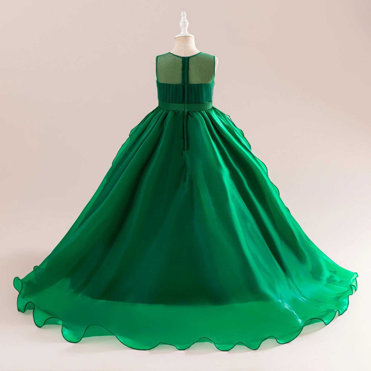 Elegant Sequins Bridesmaids Girls Party Dresses Tulle Wedding Princess Kids Dress For Girl Birthday Christmas Prom Gown - PratSN