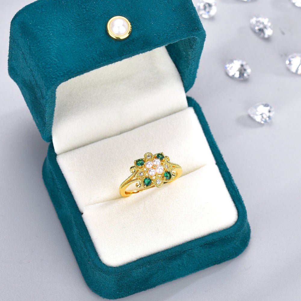 Emerald Fashion Personalized Women's Ring - PratSN