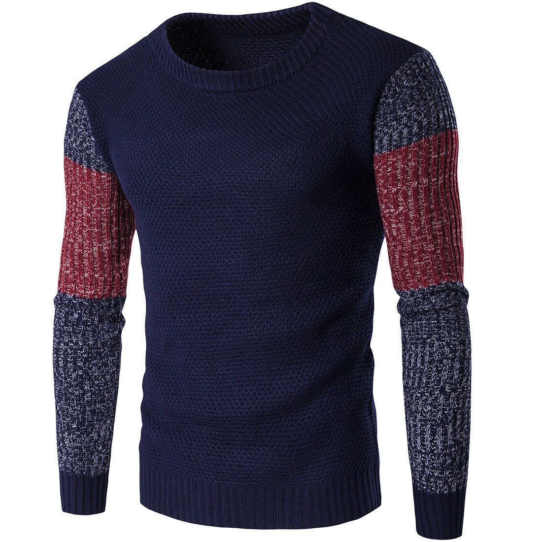 European And American Men's Sweater Fashionable Color Matching - PratSN