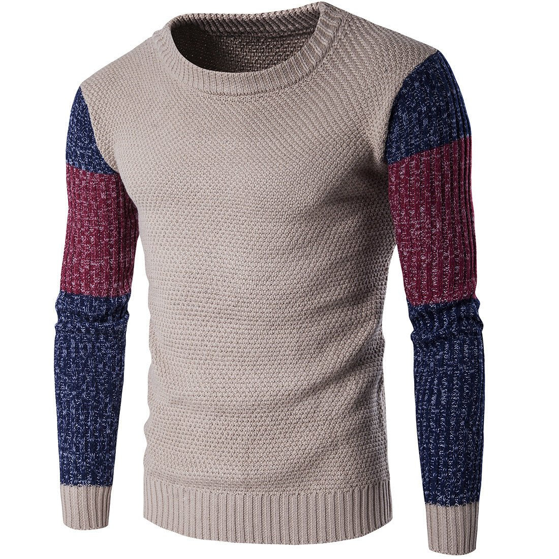 European And American Men's Sweater Fashionable Color Matching - PratSN