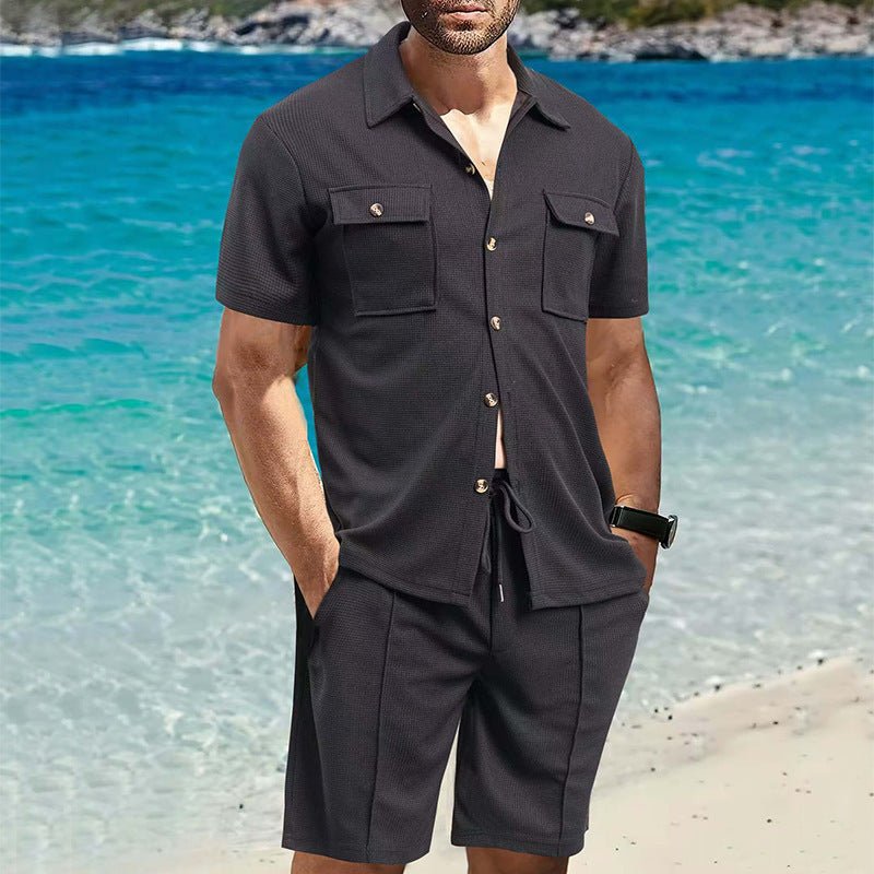 European And American Men's Two - piece Suit Pack - PratSN