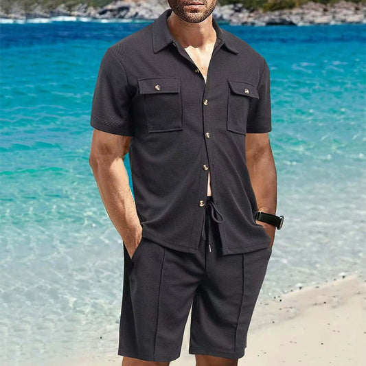 European And American Men's Two - piece Suit Pack - PratSN