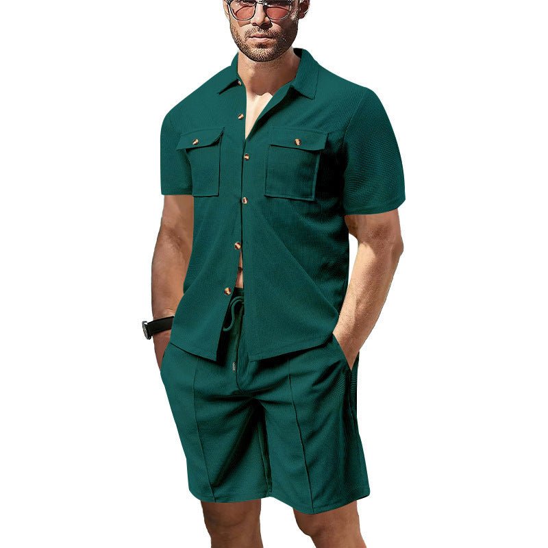 European And American Men's Two - piece Suit Pack - PratSN