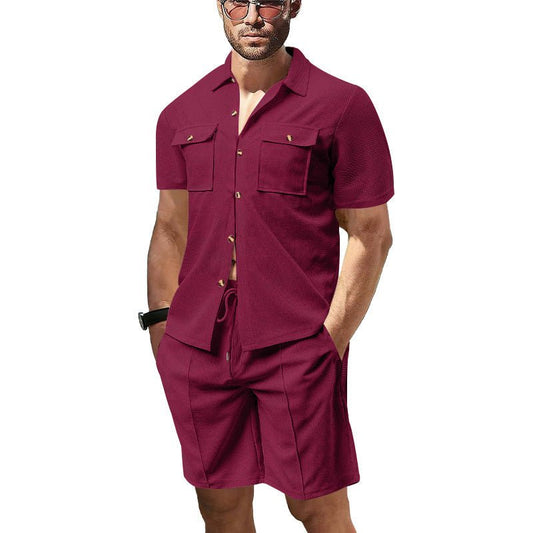 European And American Men's Two - piece Suit Pack - PratSN