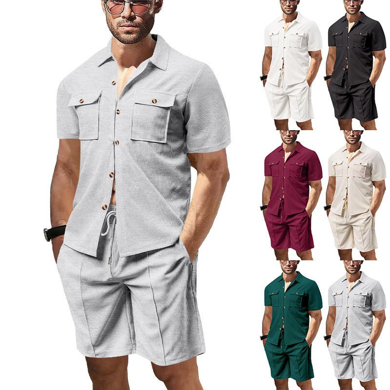 European And American Men's Two - piece Suit Pack - PratSN