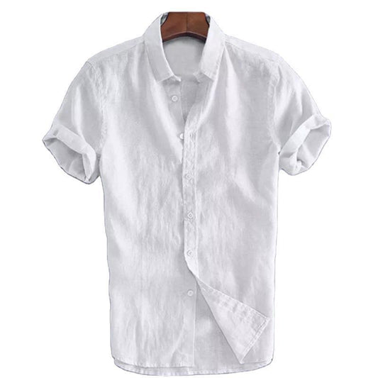 Explosive cross - border special for European and American summer short - sleeved casual foreign trade men's shirts men shirt - PratSN