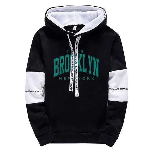 Fashion Daily Versatile Outdoors Men's Sweat-shirt Hoodies Sweatshirts Men Casual Sweatpants Printing Sweatshirt Sports Clothing - PratSN