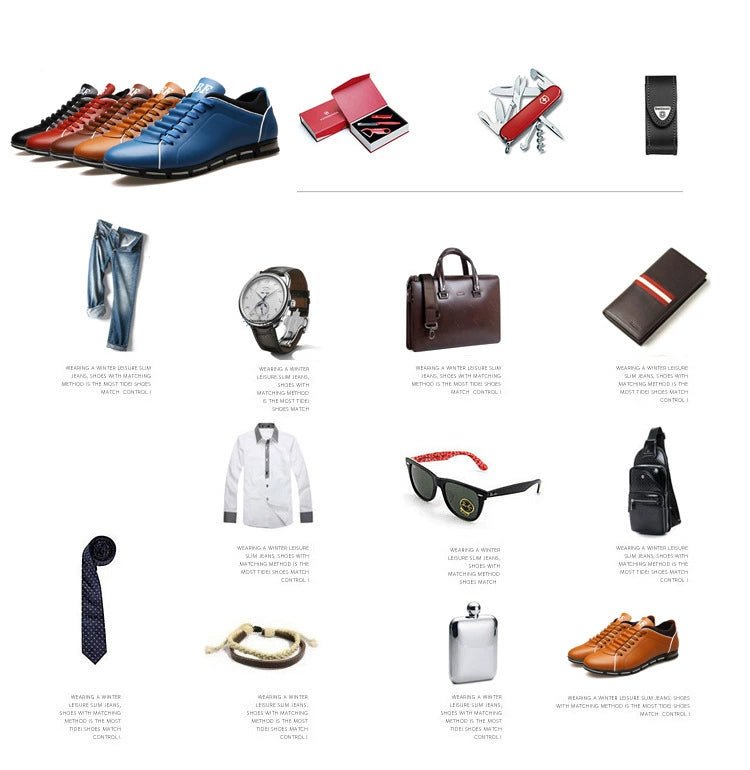 Fashion K - style Casual Export Plus Size All Year Round Men's Shoes - PratSN