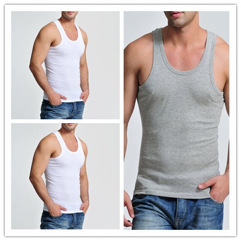 Fashionable Breathable Stretch Men's Vest Undershirt - PratSN