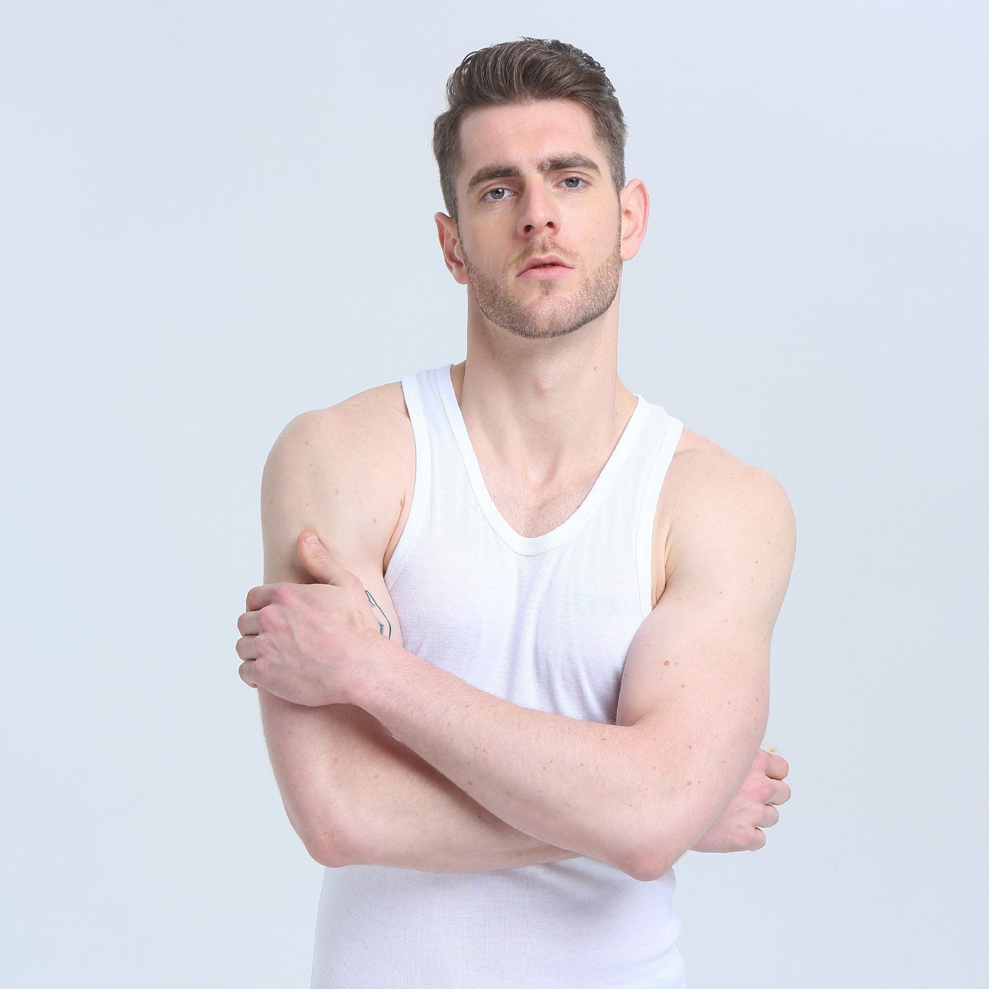 Fashionable Breathable Stretch Men's Vest Undershirt - PratSN