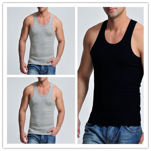 Fashionable Breathable Stretch Men's Vest Undershirt - PratSN