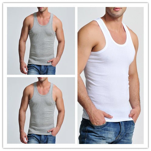 Fashionable Breathable Stretch Men's Vest Undershirt - PratSN
