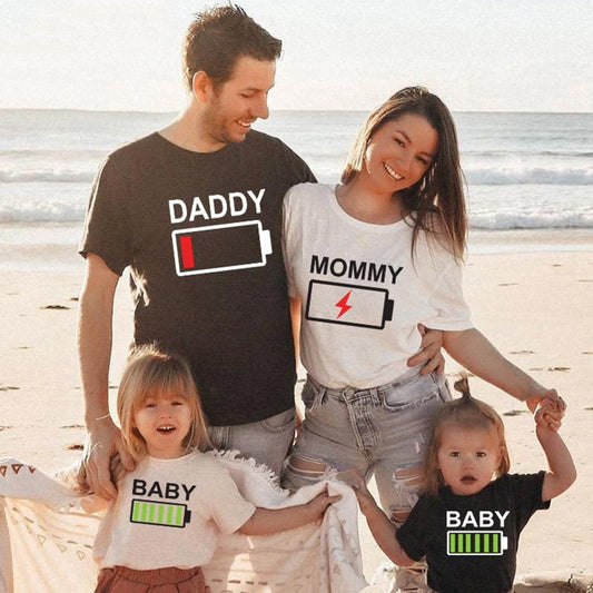 Fast selling parent - child short sleeve T-shirt - PratSN