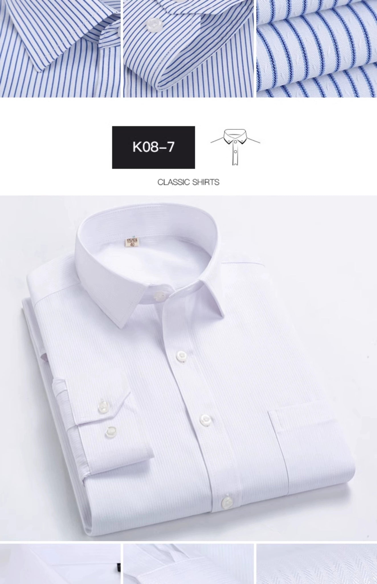 Father, Middle - Aged and Elderly, Extra Fat, Dad, Long Sleeves Shirt - PratSN