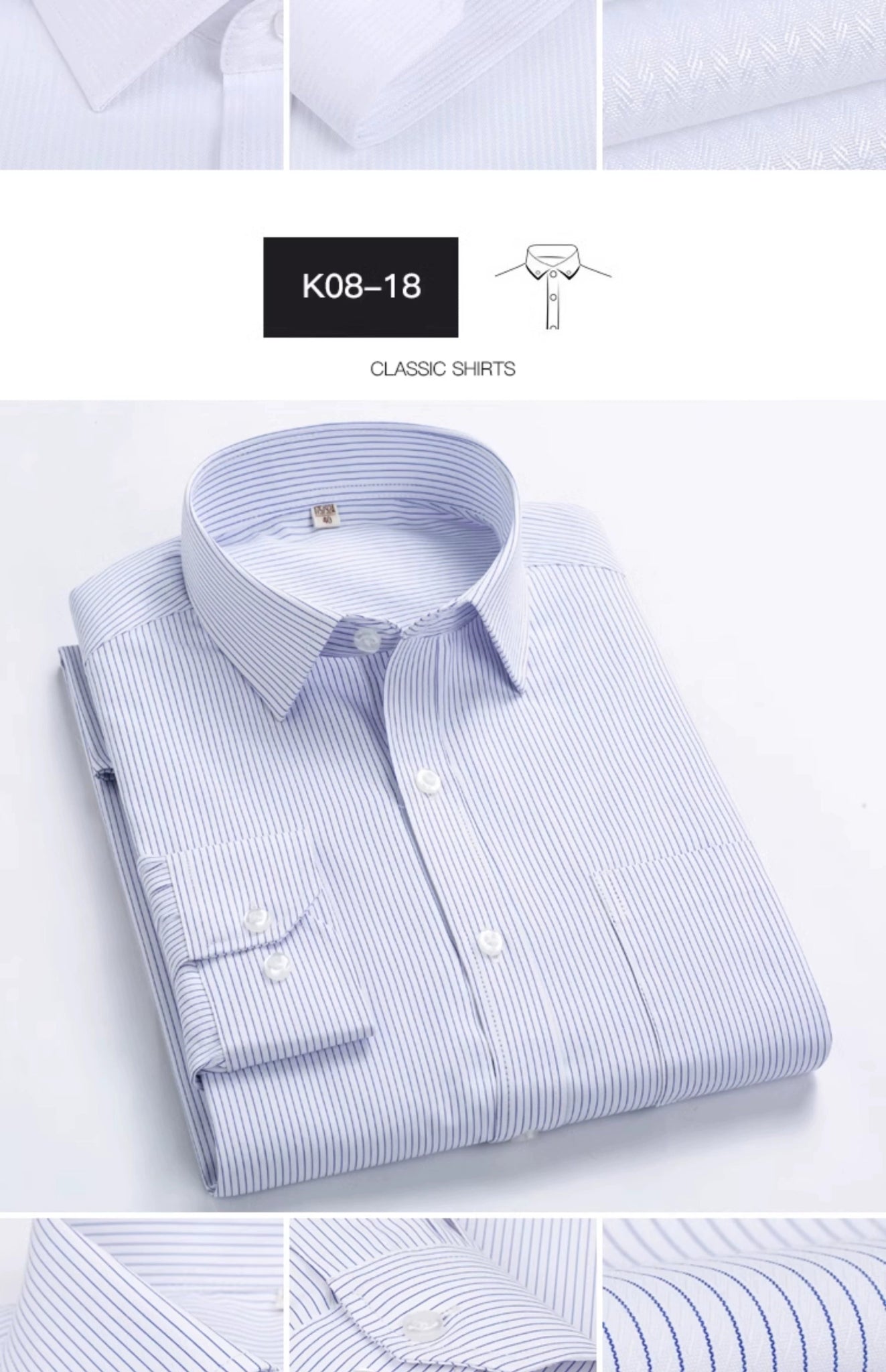 Father, Middle - Aged and Elderly, Extra Fat, Dad, Long Sleeves Shirt - PratSN