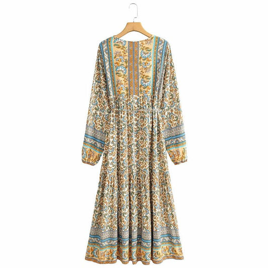 Floral lace - up dresses - PratSN