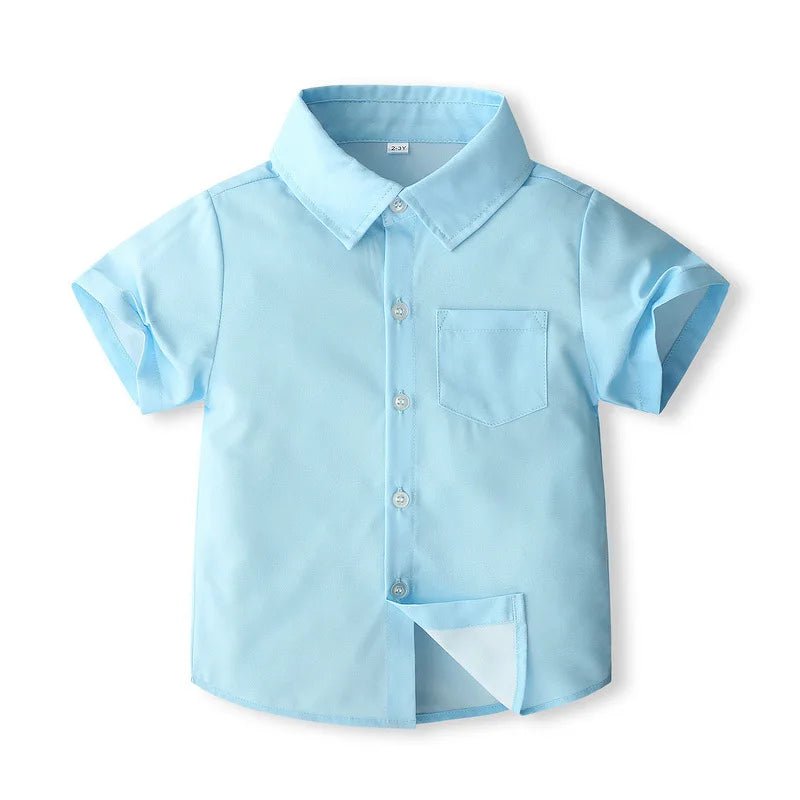 Formal Wedding Clothing Sets for Baby Boy Outfit Infant 3 6 12 18 24M Bodysuit Suspender Suit Toddler Kid Birthday Party Costume - PratSN