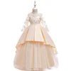 Girl Birthday Dress Autumn, Spring, Winter Princess Skirt Wedding Host Evening Dress Catwalk Dress - PratSN